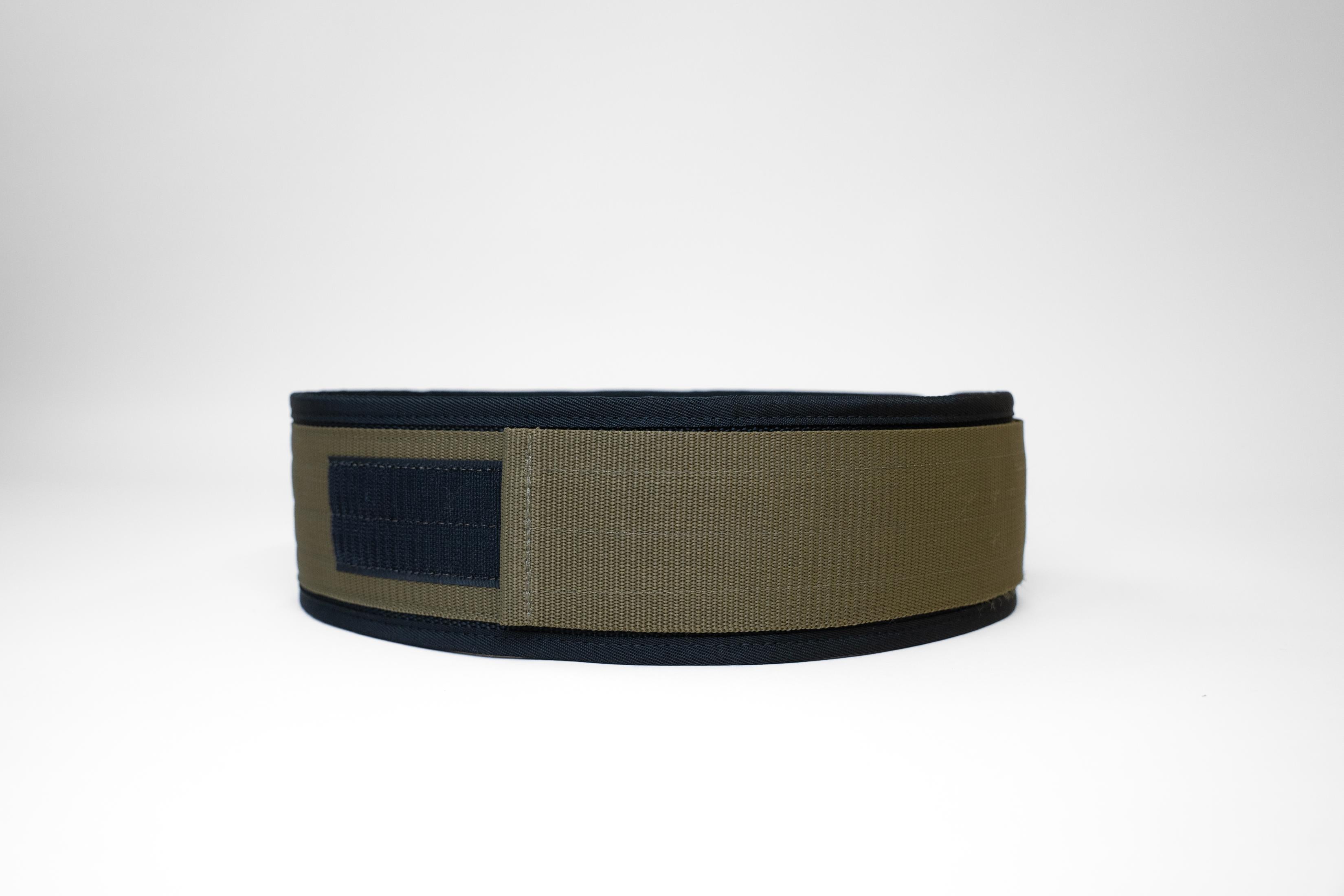 Nylon Lifting Belt - Army Green